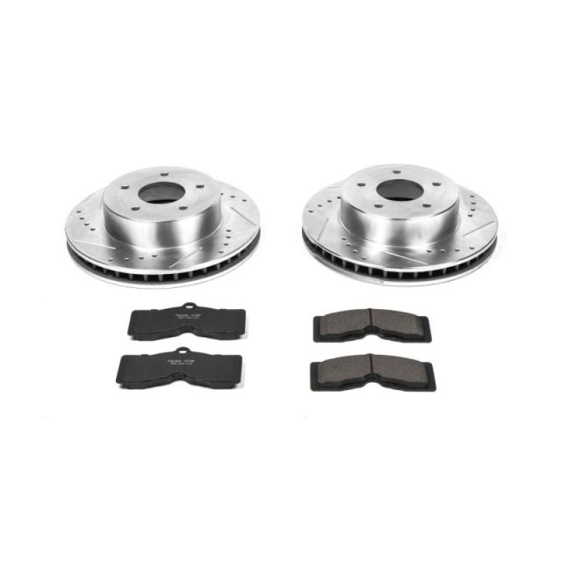 Power Stop 63-82 Chevrolet Corvette Front Z23 Evolution Sport Brake Kit PowerStop
