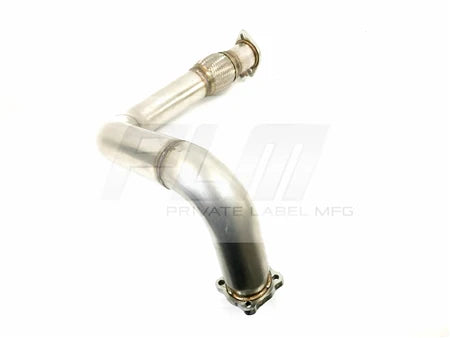 PLM Power Driven B16/B18/B20 Downpipe For Top Mount Turbo Manifold 88-00 Civic / 90-01 Integra - PLM-B-T3-TOP-DP