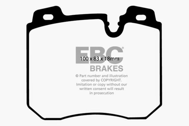 EBC RedStuff Front Brake Pads - DP3886C EBC