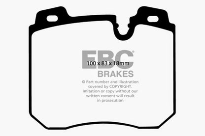 EBC RedStuff Front Brake Pads - DP3886C EBC