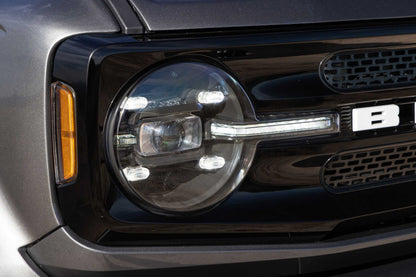 2021+ Bronco White DRL Heads and Red Tails
