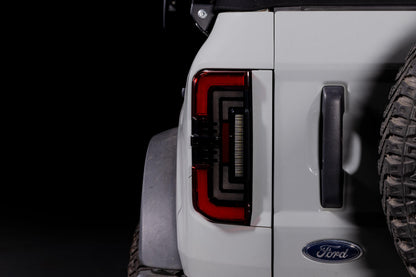 2021+ Bronco White DRL Heads and Red Tails