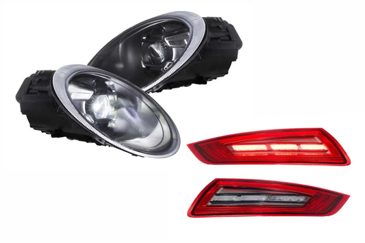 05-08 Porsche 997 Heads and Red Tails OEM Bi-Xenon