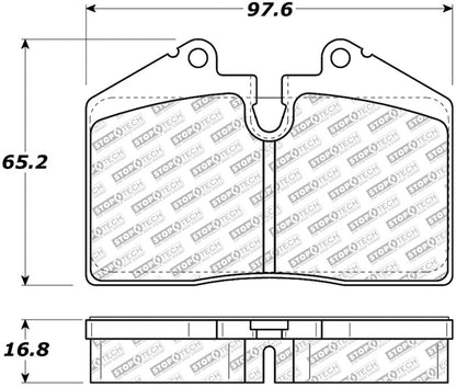 StopTech Street Disc Brake Pads - 305.06080 Stoptech