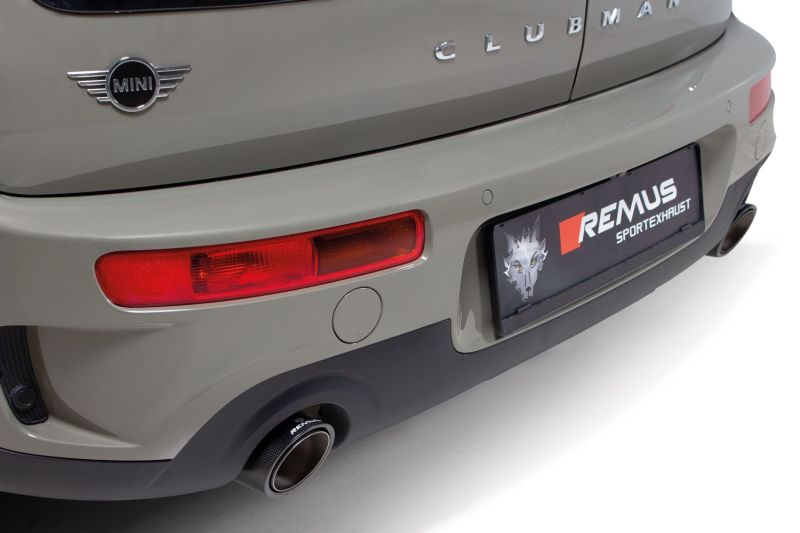 Remus 2015+ Mini Cooper S Clubman F54 2.0L Turbo (B48A20F w/GPF) GPF-Back Exhaust (Tail Pipe Set Req Remus