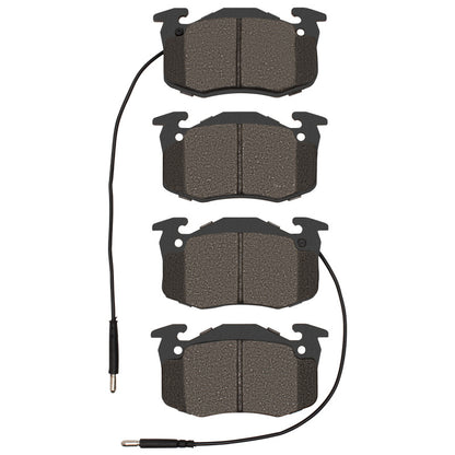 R1 Front Semi-Metallic Brake Pad Kit 1983 Renault Fuego - 2311-0516-02
