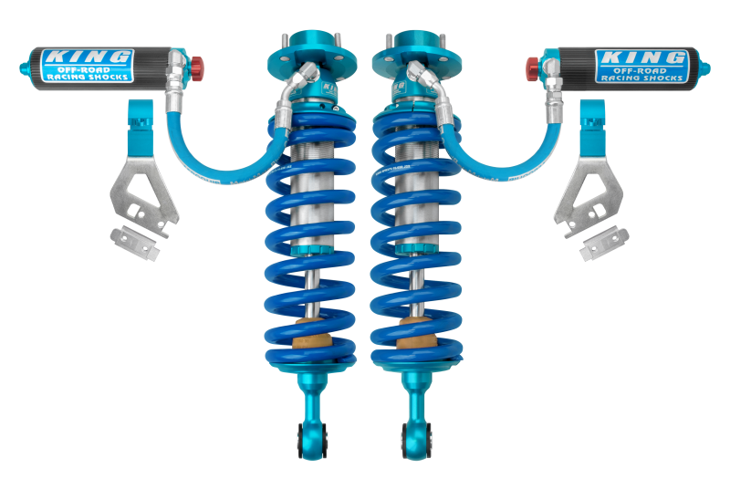 King Shocks 2022+ Toyota Tundra  Front 2.5 Dia w/ Remote Reservoir Coilover & Adjuster (Pair) King Shocks