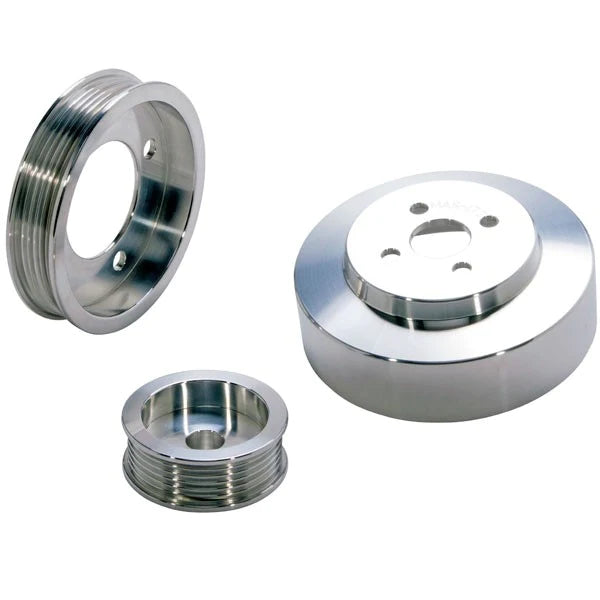BBK Ford Mustang 5.0 Billet Aluminum Underdrive Pulleys 94-95 BBK