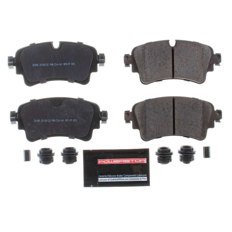 Power Stop 17-19 Audi A4 Front & Rear Z23 Evolution Sport Coated Brake Kit