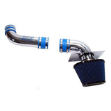 BBK Ford Mustang 5.0 Cold Air Intake Kit Fenderwell Style Chrome 86-93