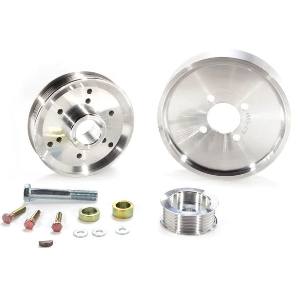 BBK Ford Mustang GT Cobra Billet Aluminum Underdrive Pulleys 01-04 BBK