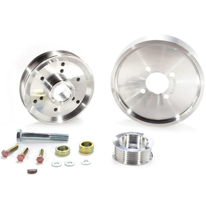 BBK Ford Mustang GT Cobra Billet Aluminum Underdrive Pulleys 01-04 BBK