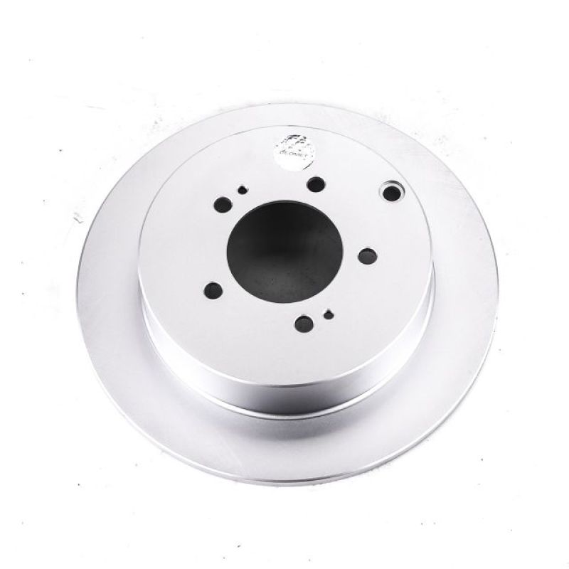 Power Stop 09-15 Mitsubishi Lancer Rear Evolution Geomet Coated Rotor PowerStop