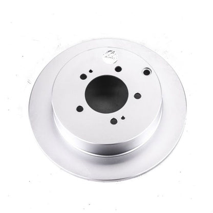 Power Stop 09-15 Mitsubishi Lancer Rear Evolution Geomet Coated Rotor PowerStop