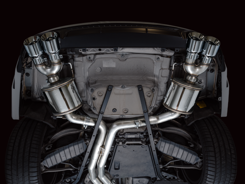 AWE Tuning 19-23 Audi C8 S6/S7 2.9T V6 AWD Touring Edition Exhaust - Chrome Silver Tips AWE Tuning