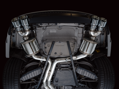 AWE Tuning 19-23 Audi C8 S6/S7 2.9T V6 AWD Touring Edition Exhaust - Chrome Silver Tips AWE Tuning