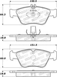 StopTech Premium Ceramic Brake Pads - 308.07100