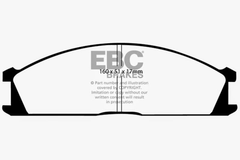 EBC GreenStuff Front Brake Pads - DP6691 EBC