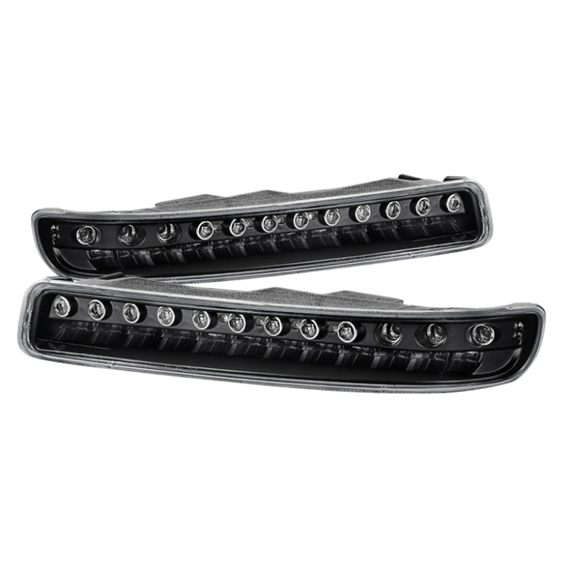 Xtune GMC Sierra 99-06 Full LED Bumper Lights Black CBL-JH-GS99-LED-BK SPYDER