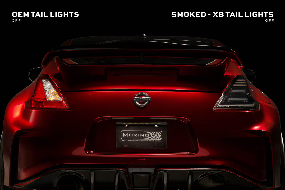 Morimoto Smoked XB Led Tail Lights for 2009-2021 Nissan 370Z Morimoto