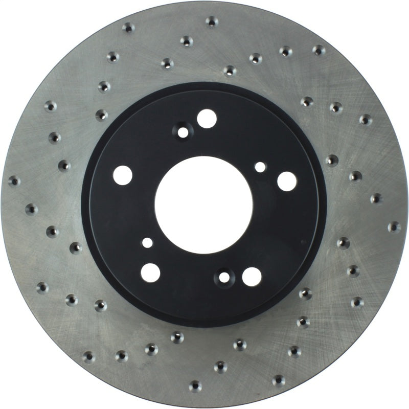 StopTech 06-18 Honda Civic Cryo Drilled Sport Right Front Rotor Stoptech