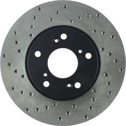 StopTech 06-18 Honda Civic Cryo Drilled Sport Right Front Rotor Stoptech