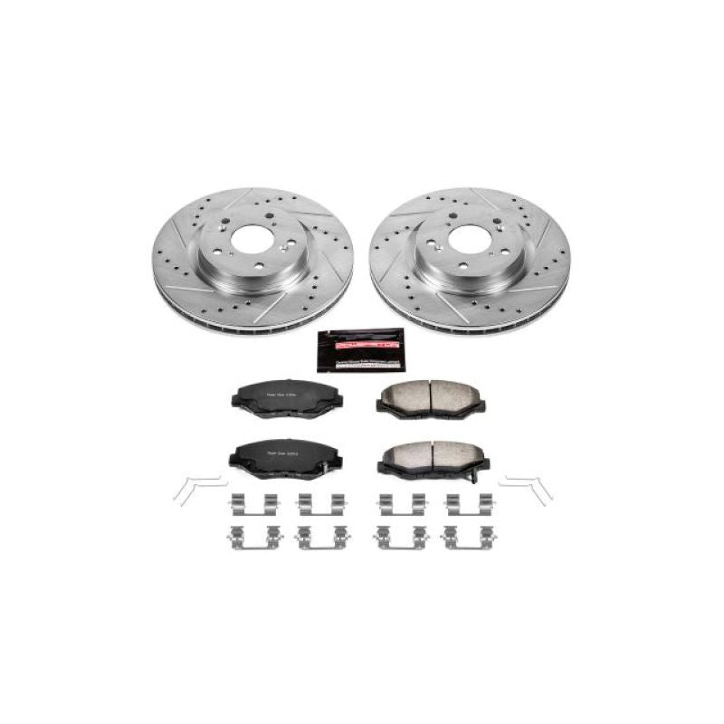 Power Stop 12-16 Honda CR-V Front Z36 Truck & Tow Brake Kit PowerStop