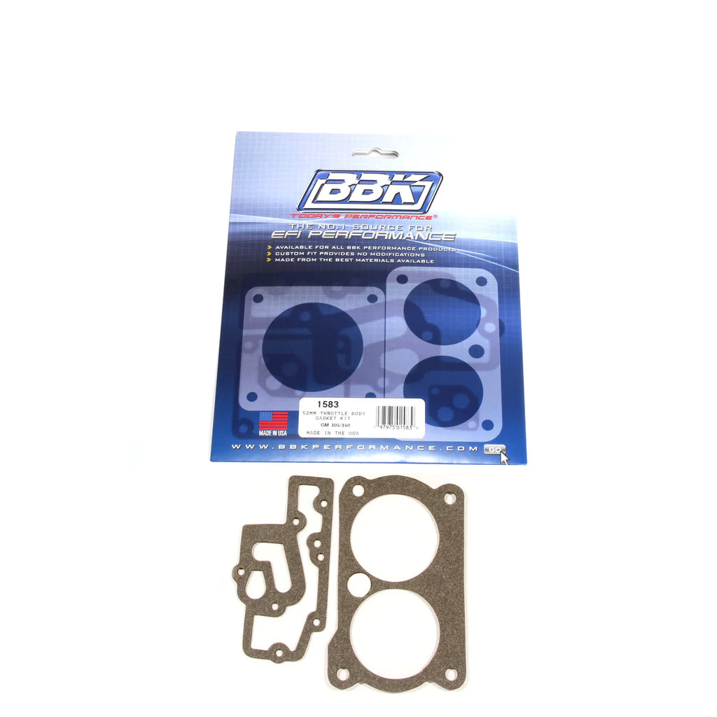 BBK Chevrolet GM Throttle Body Gaskets Twin 52mm BBK