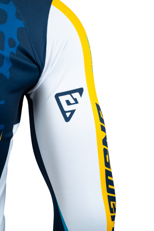 Answer  Syncron Raceday Jersey Yellow/Navy/Cyan/White Youth - XL