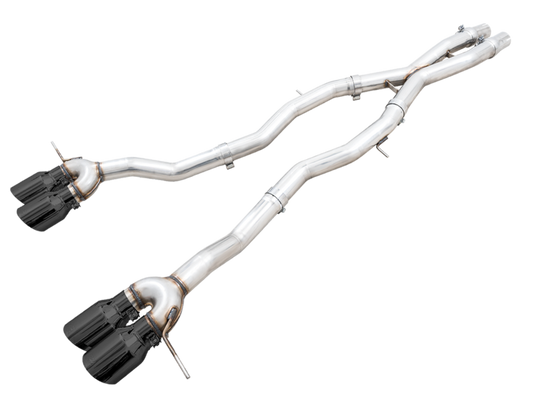 AWE Track Edition Catback Exhaust for BMW G8X M3/M4 - Diamond Black Tips AWE Tuning