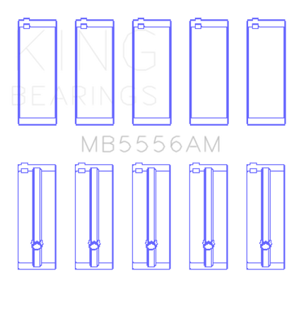 King Engine Bearings Suzuki G-13 (Size +0.50mm) Main Bearing Set King Engine Bearings