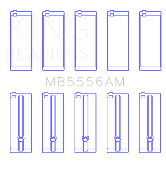 King Engine Bearings Suzuki G-13 (Size +0.50mm) Main Bearing Set King Engine Bearings