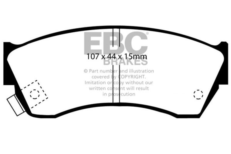 EBC GreenStuff Front Brake Pads - DP2762 EBC