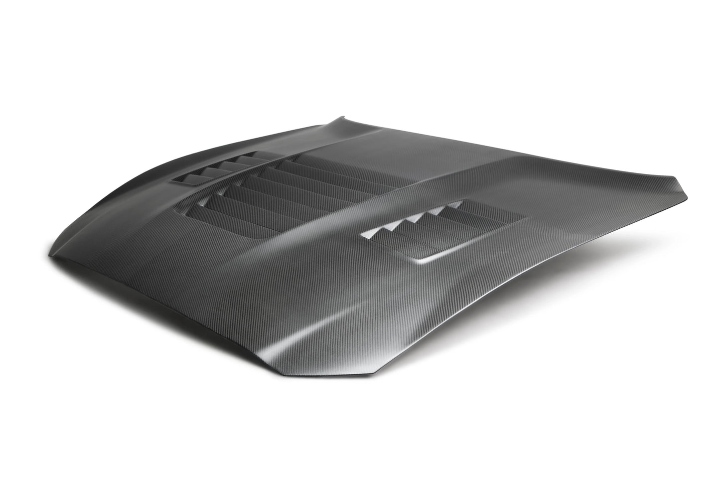 Anderson Composites 2015 - 2020 Shelby GY350 Dry Carbon Fiber Hood - AC-HD15FDMU350-CR-DRY