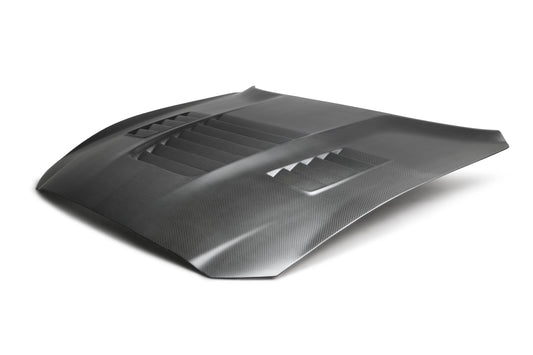 Anderson Composites 2015 - 2020 Shelby GY350 Dry Carbon Fiber Hood - AC-HD15FDMU350-CR-DRY