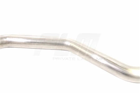 PLM 304 Stainless U J L Mandrel Bend Pipe, 130 110 35 Degree U J L Bends (3in) - PLM-S-PIPE-3.0