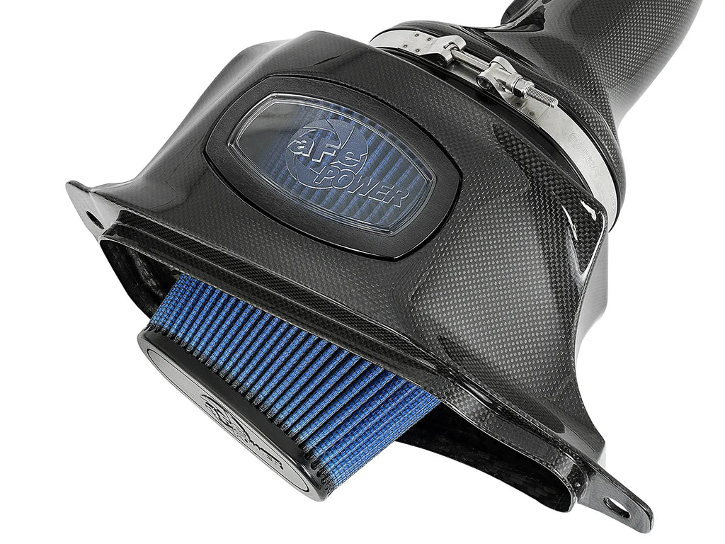 aFe Black Series Carbon Fiber Cold Air Intake System for 2014-2019 Chevrolet C7 Corvette - 52-74201-C