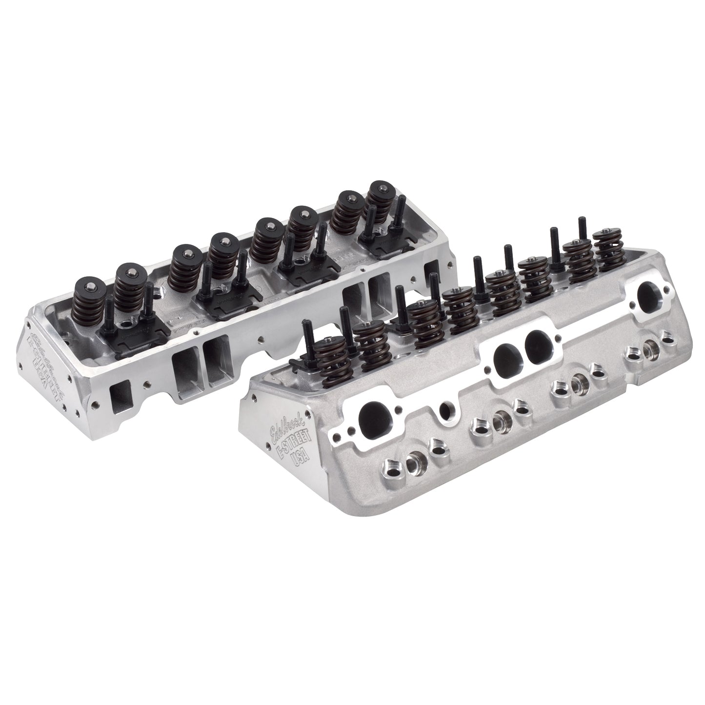 Edelbrock E-Street Cylinder Heads For 1955-1986 SB Chevy Engine - 5089 Edelbrock