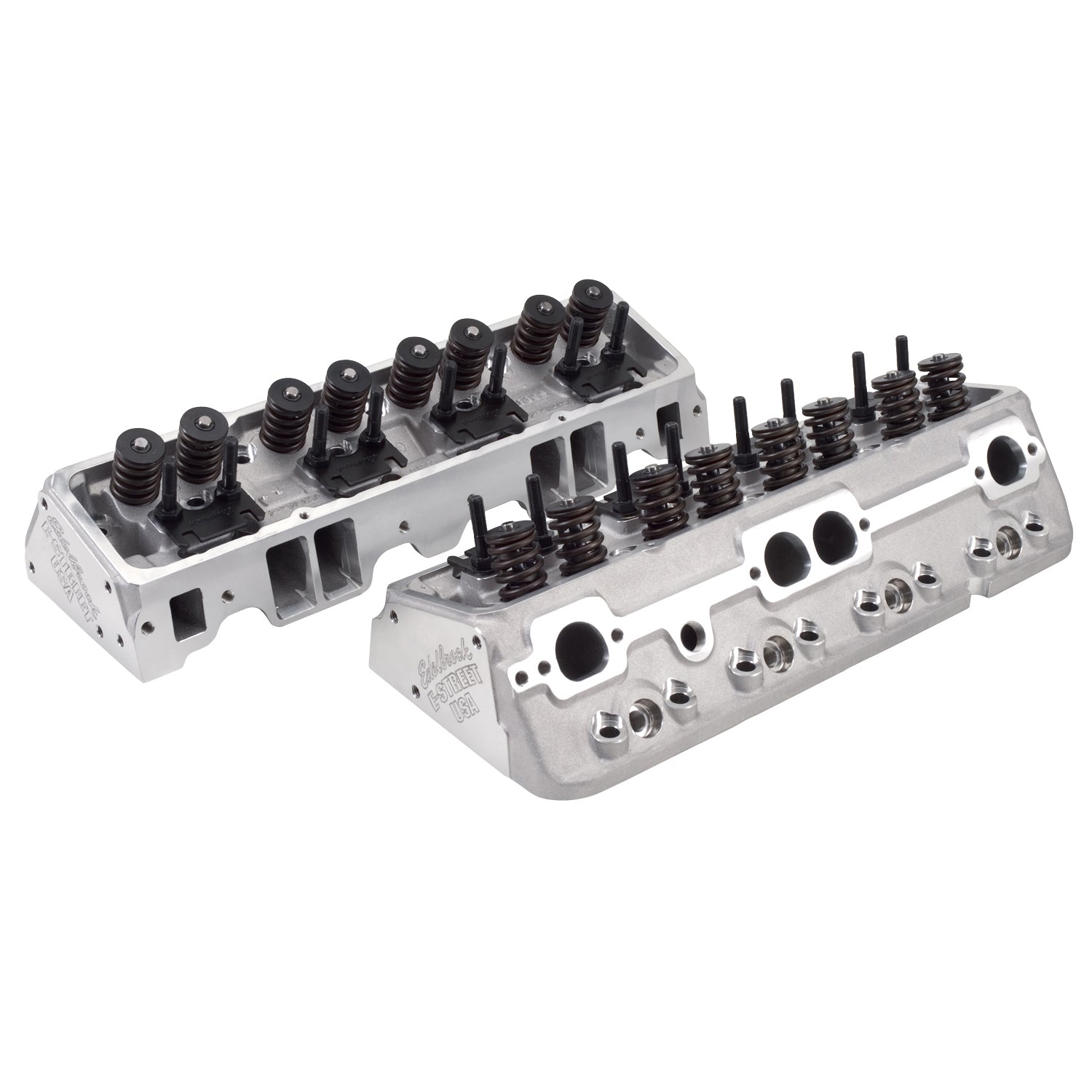 Edelbrock E-Street Cylinder Heads For 1955-1986 SB Chevy Engine - 5089 Edelbrock