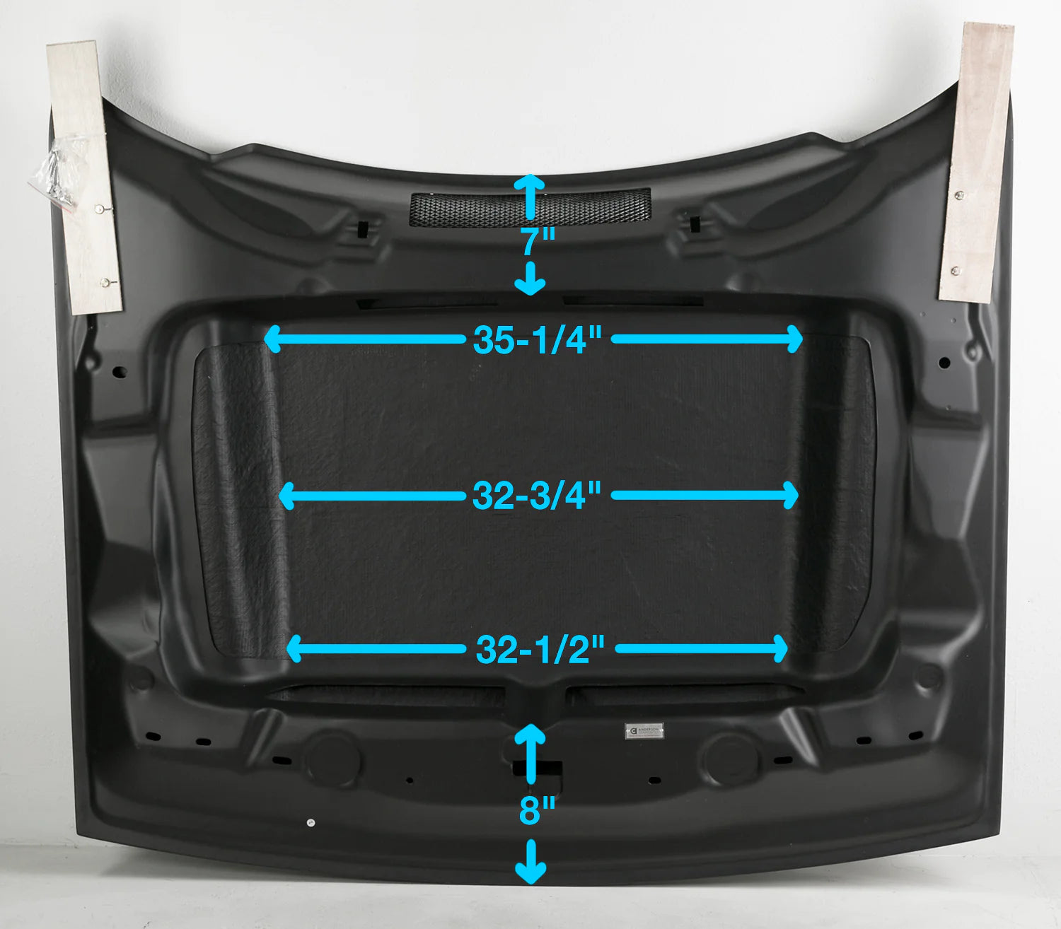 Anderson Composites 18-24 Dodge Challenger Demon Cowl Hood AC-HD18DGCHDM-KB Anderson Composites
