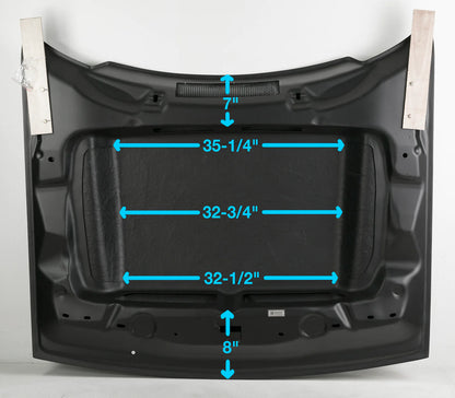 Anderson Composites 18-24 Dodge Challenger Demon Cowl Hood AC-HD18DGCHDM-KB Anderson Composites