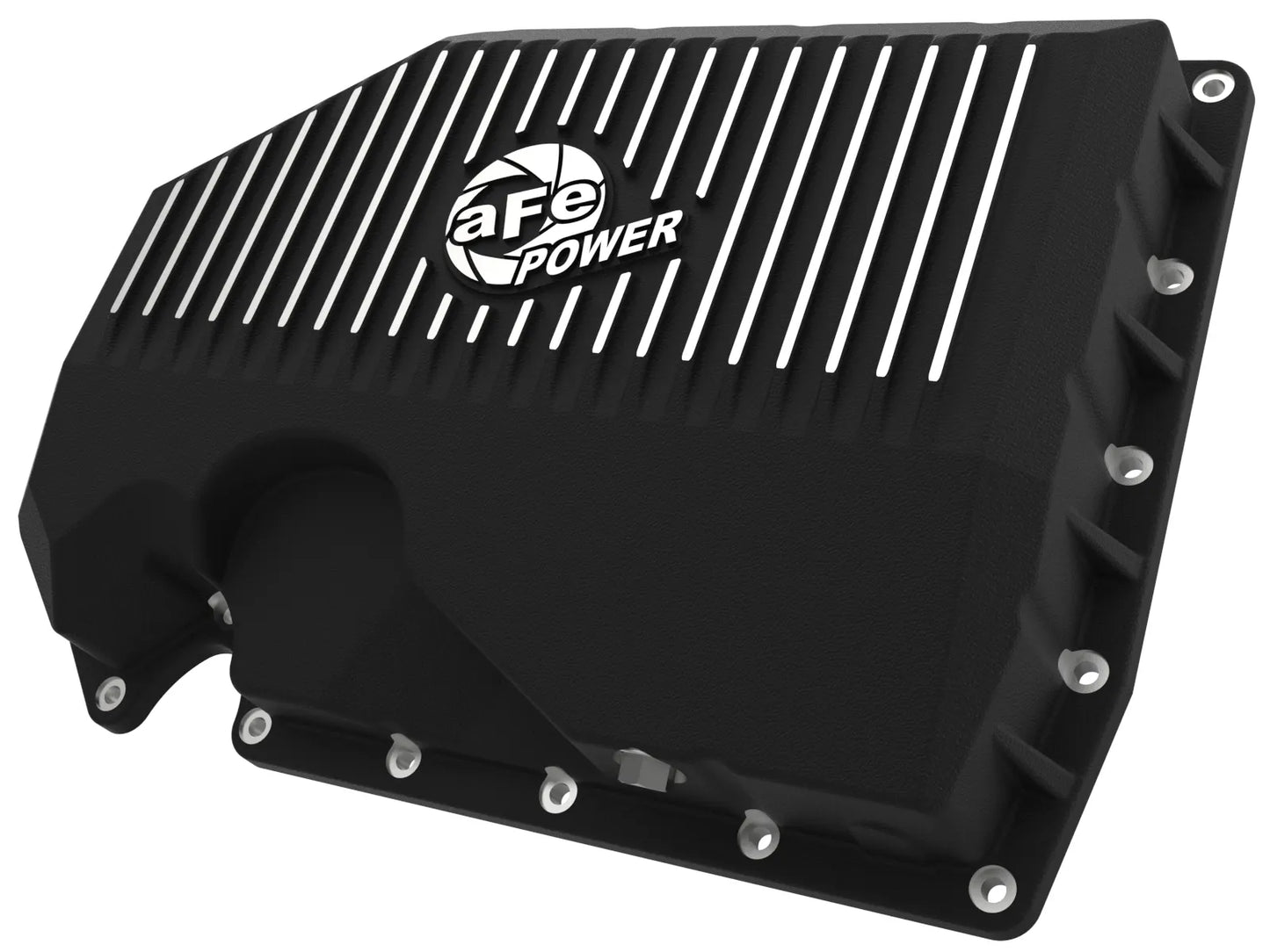 aFe 2005-2022 VW GTI / Golf / Jetta / Tiguan / Audi A3 / Q3 / S3 / TT/S Power Pro Series Engine Oil Pan Black w/ Machined Fins - 46-71240B aFe