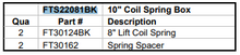 Load image into Gallery viewer, Fabtech 2011-16 Ford F250/F350/F450, 10in Coil Spring Component Box - FTS22081BK