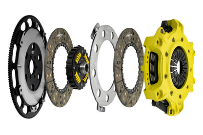 ACT Chevy Camaro/Corvette LS1/LS2/LS3/LS6/LS7 Mod-Twin 10.5 XT Sprung Disc Street Clutch Kit ACT