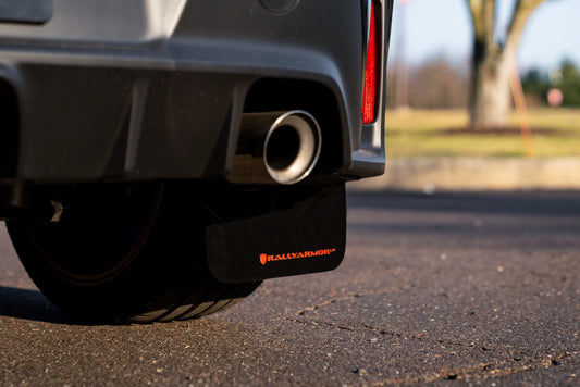 Rally Armor 23-24 Toyota GR Corolla Black Mud Flap w/ Light Blue Logo Rally Armor