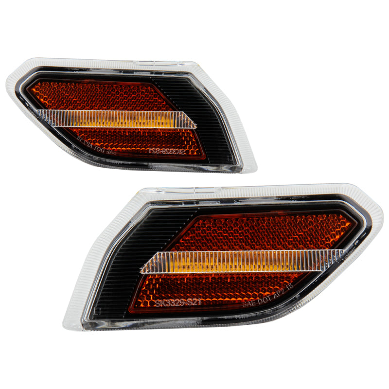 Spyder Jeep Wrangler 19-20 LED Side Marker Lights - Black (SML-YD-JW19-LED-BK) SPYDER