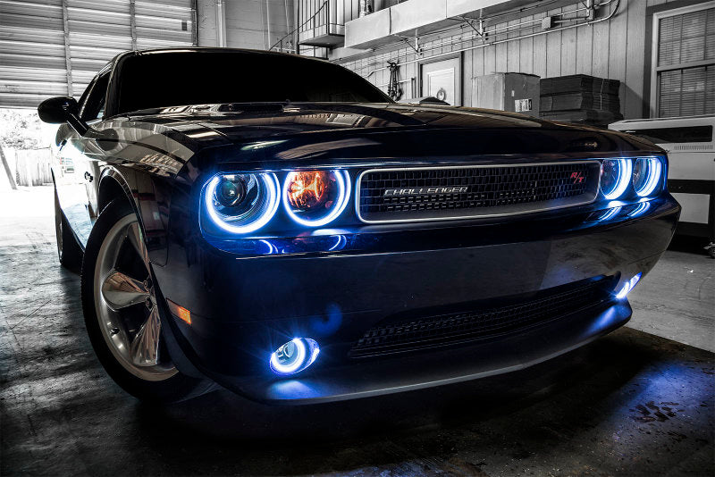 Oracle 08-14 Dodge Challenger Dynamic Surface Mount Headlight Halo Kit - ColorSHIFT - Dynamic