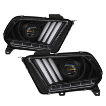 Load image into Gallery viewer, Spyder 13-14 Ford Mustang (HID Only) Projector Headlights w/Turn Signals - Blk PRO-YD-FM13HID-BK SPYDER