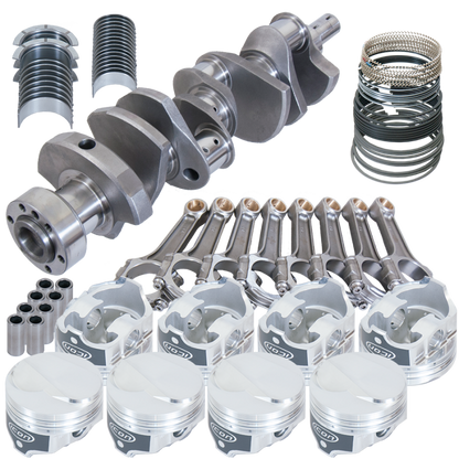 Eagle Chevy 454 1Pc 4.000in Crank 6.135in I-Beam Rods 18cc Dome 4.310in Pistons Rotating Assembly