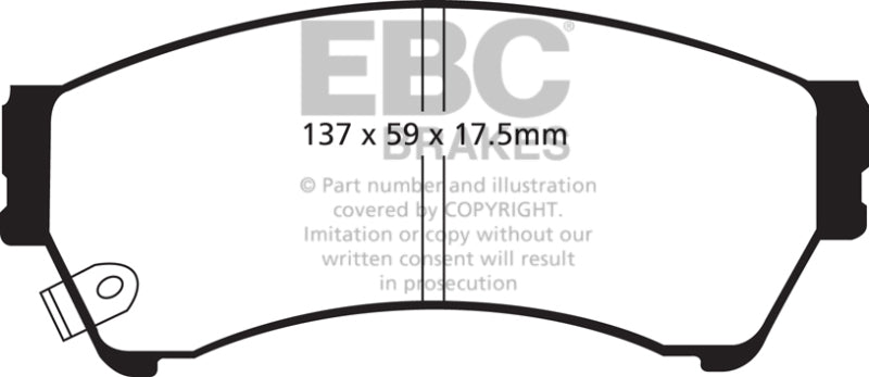 EBC YellowStuff Front Brake Pads - DP41765R EBC